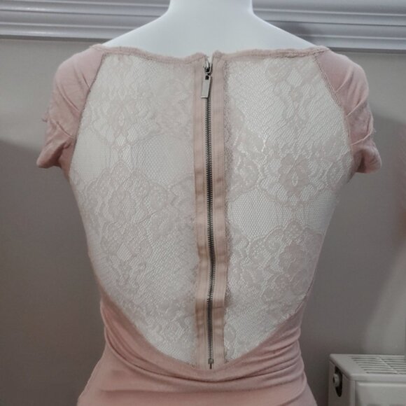 Vintage Frenchie Sweetheart Lace Sheer Top - Picture 3 of 8